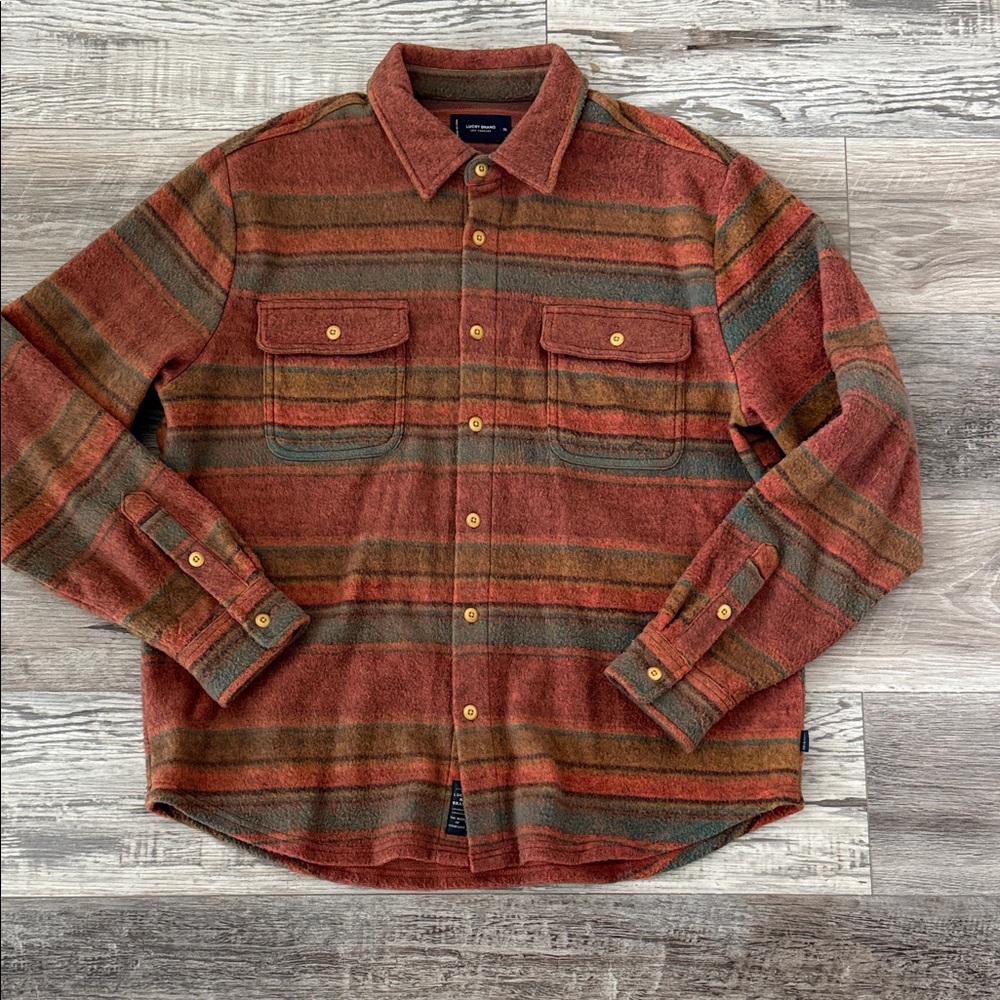 Lucky Brand fleece button down